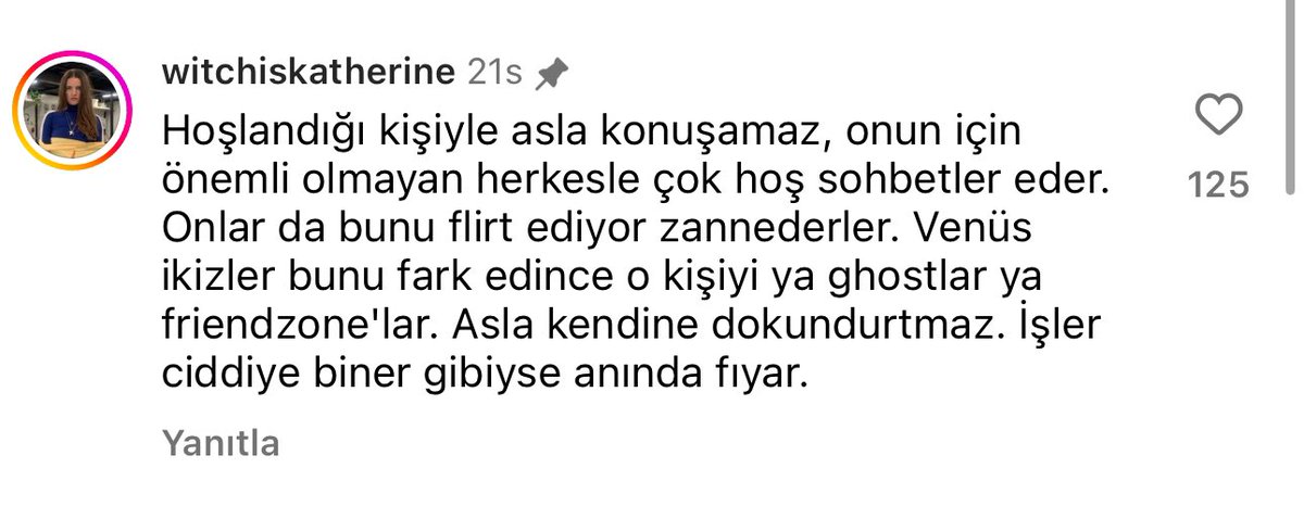 Venüs ikizler için okuduğum ve tek onay verdiğim yorum bu. Tebrikler