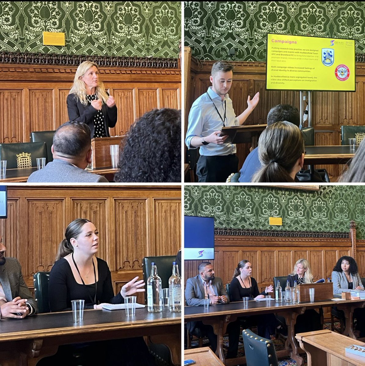 Had the opportunity to be a panel guest at the House of Parliament for British Future's 'Shared Goals: The Power of Football to Connect Diverse Communities.' Kudos to Jake Puddle for the great research! Thanks to @britishfuture, #sharedgoals #dei #football #mfe #integration