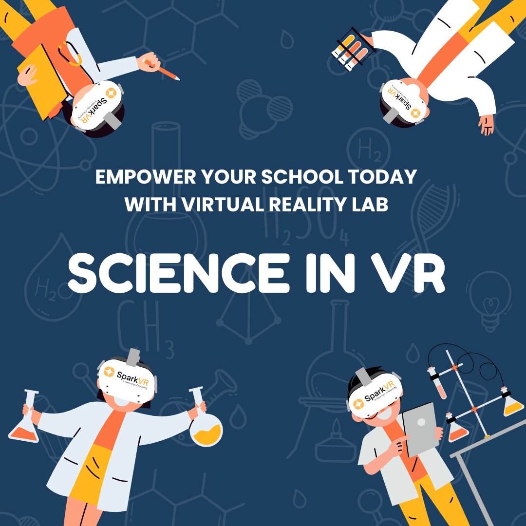 Explore the wonders of #science in VR: where curiosity meets innovation. 
Establish the VR lab in your school today.

Call: +917987821751
Email: services@saprkvr.in
Web: sparkvr.in

#VRScience #ImmersiveLearning #sparkvr #technology #science