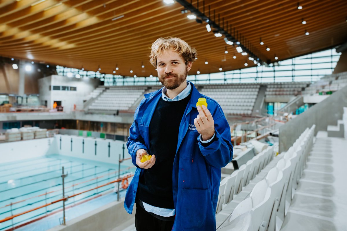 Les_Canaux's tweet photo. 📢 Grâce à l’accompagnement des Canaux (via le programme @ESS2024) l’entreprise @Lepaventc a réalisé les 11 000 sièges de l’Arena La Chapelle et du Centre Aquatique Olympique dans un matériau composé à 100% de bouteilles et bouchons plastique usagés. 
#ESSenJeux @Paris2024 @Paris https://t.co/0twkQsvQPK