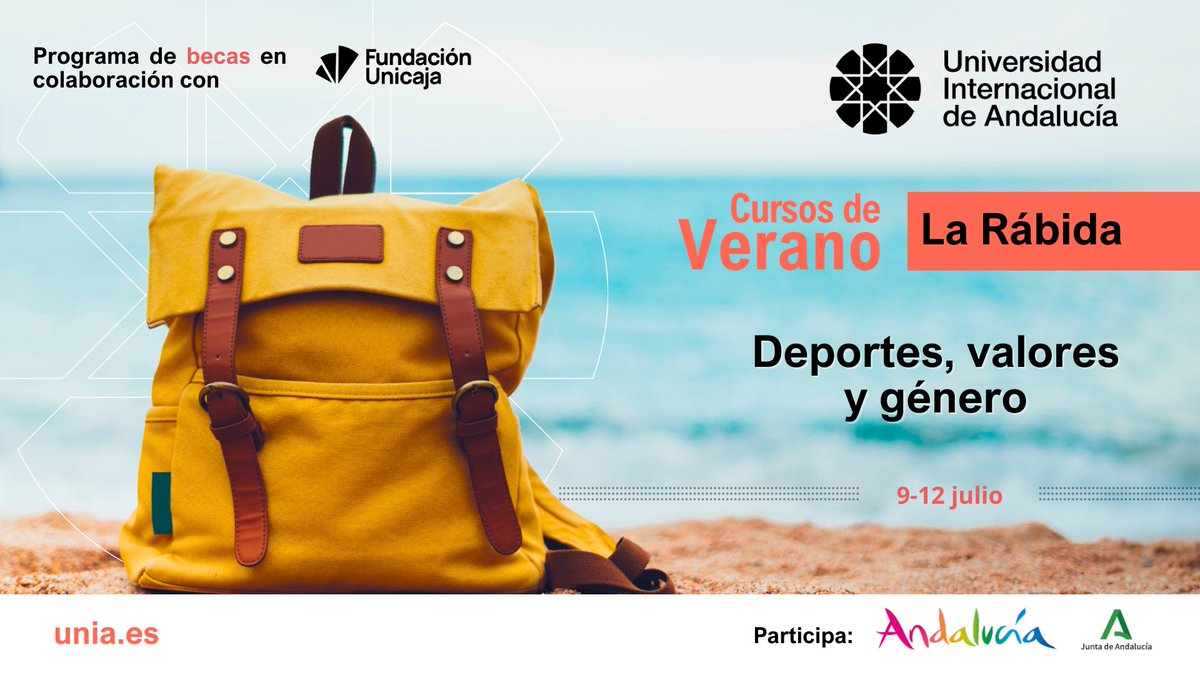 ¿Quieres seguir formándote este verano? ⚽️🫶🏃🏽‍♀️‍➡️

Del 9 al 12 de Julio, la UNIA en su sede de La Rábida (Huelva), celebra la I edición del curso Deporte, Valores y Género.
Para más información e inscripciones ℹ️

unia.es/estudios-y-acc…