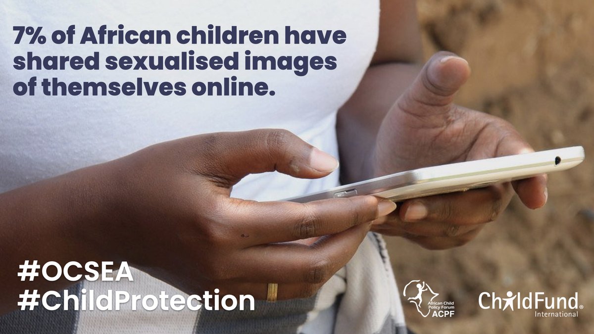 Shocking rise across #Africa in online child sexual exploitation and abuse. Read the full press release linkedin.com/feed/update/ur… @ChildFund @ChildFundAll @acerwc @_AfricanUnion @Save_GlobalNews @PlanGlobal @UNICEF @G_MachelTrust #EndOCSEA