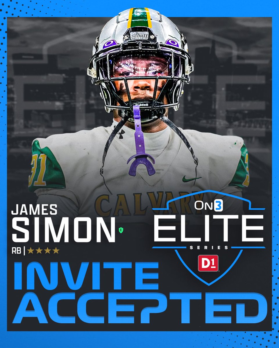 A live commitment and an invite accepted from James Simon for the On3 Elite Series 💪 Elite 🤝 on3.com/os/news/2024-o…