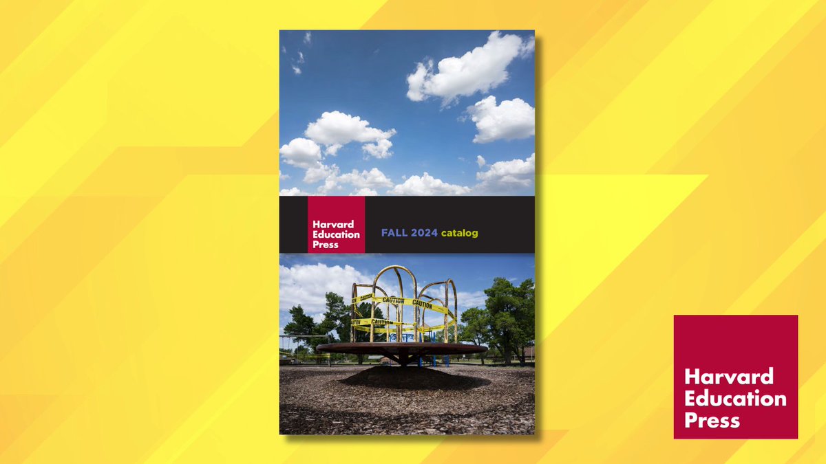 In our Fall 2024 catalog, we showcase new books that delve into school reform, leadership, youth development, and much more! See the full catalog here: bit.ly/44mhtZo