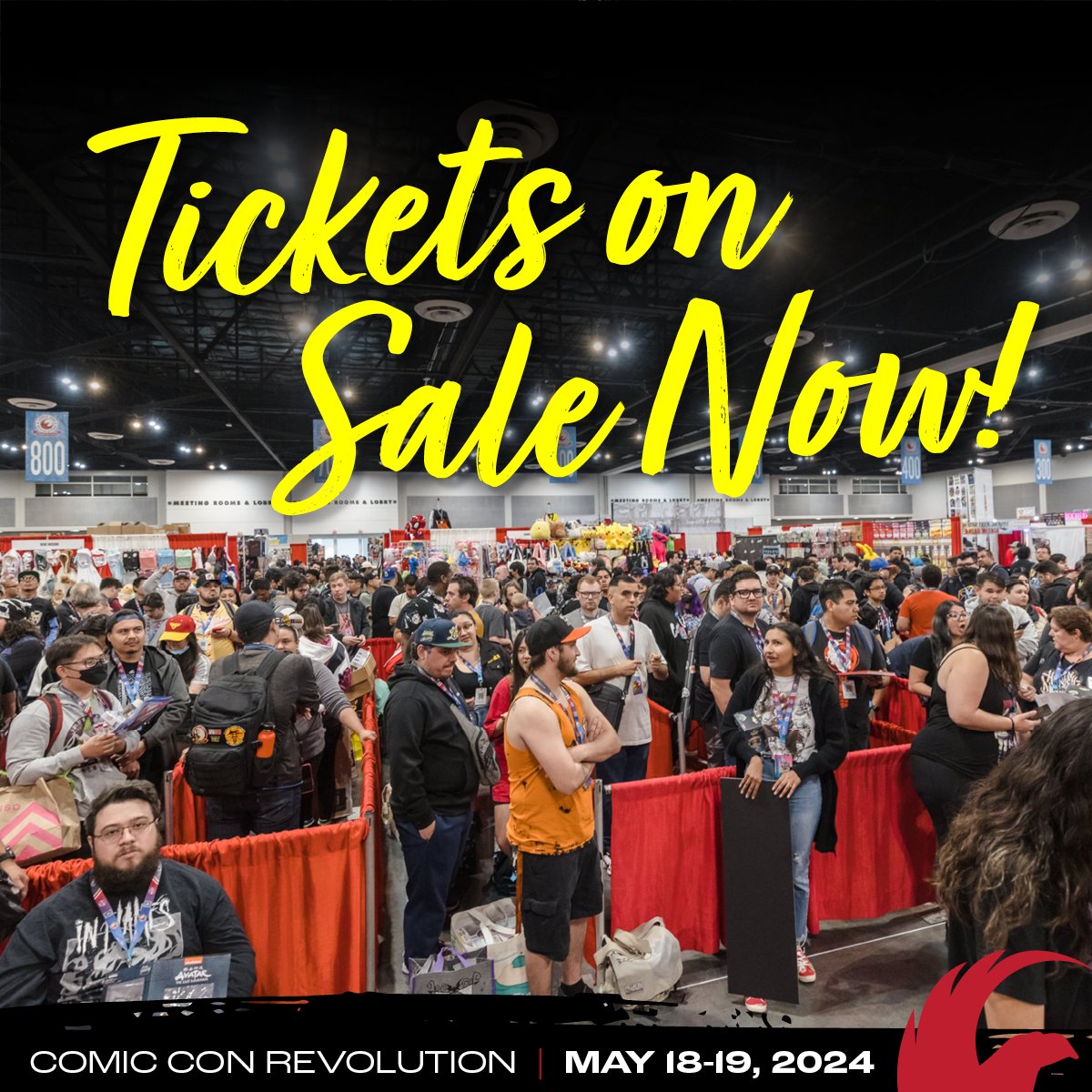 Comic Con Revolution is back this May 18 & 19 at The OCC. Feat. cosplay, comic creators, VAs, celebrities, wrestlers & more!

Save 10% off all tickets with code: anime2024

Tickets: CCRTix.com
Guests, panels & more: ComicConRevolution.com

Stop by the ALA booth #506