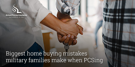 Buying a home is a major milestone for many families, especially for #militaryfamilies. Knowing home buyers' mistakes can help you avoid many problems this #PCS season. Here are some of the biggest ones & how to avoid them ow.ly/Ea4m50RvTNZ #OurMissionIsYou  #HomeBuyer