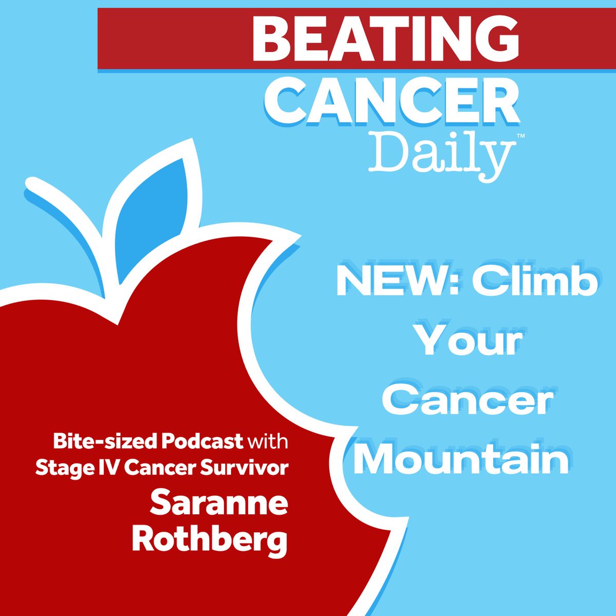 Today on #BeatingCancerDaily, NEW: Climb Your Cancer Mountain 

Listen wherever you listen to podcasts. 
ComedyCures.org

#ComedyCures #LaughDaily #InstaLaugh #laughtherapy #NonProfit #nonprofitlife #standupcomedian #survivor #remission #cancersurvivor #cancertreatment