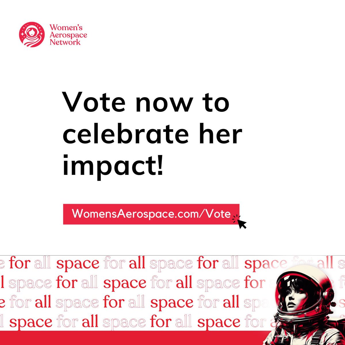 🥳Proud to announce @sheilazxu's nomination for the Women's Space Awards!

Check out all the nominees at buff.ly/4b5Uvbv

These awards serve as a platform to celebrate and provide recognition to women in the aerospace industry who are doing some awesome great things.🔥