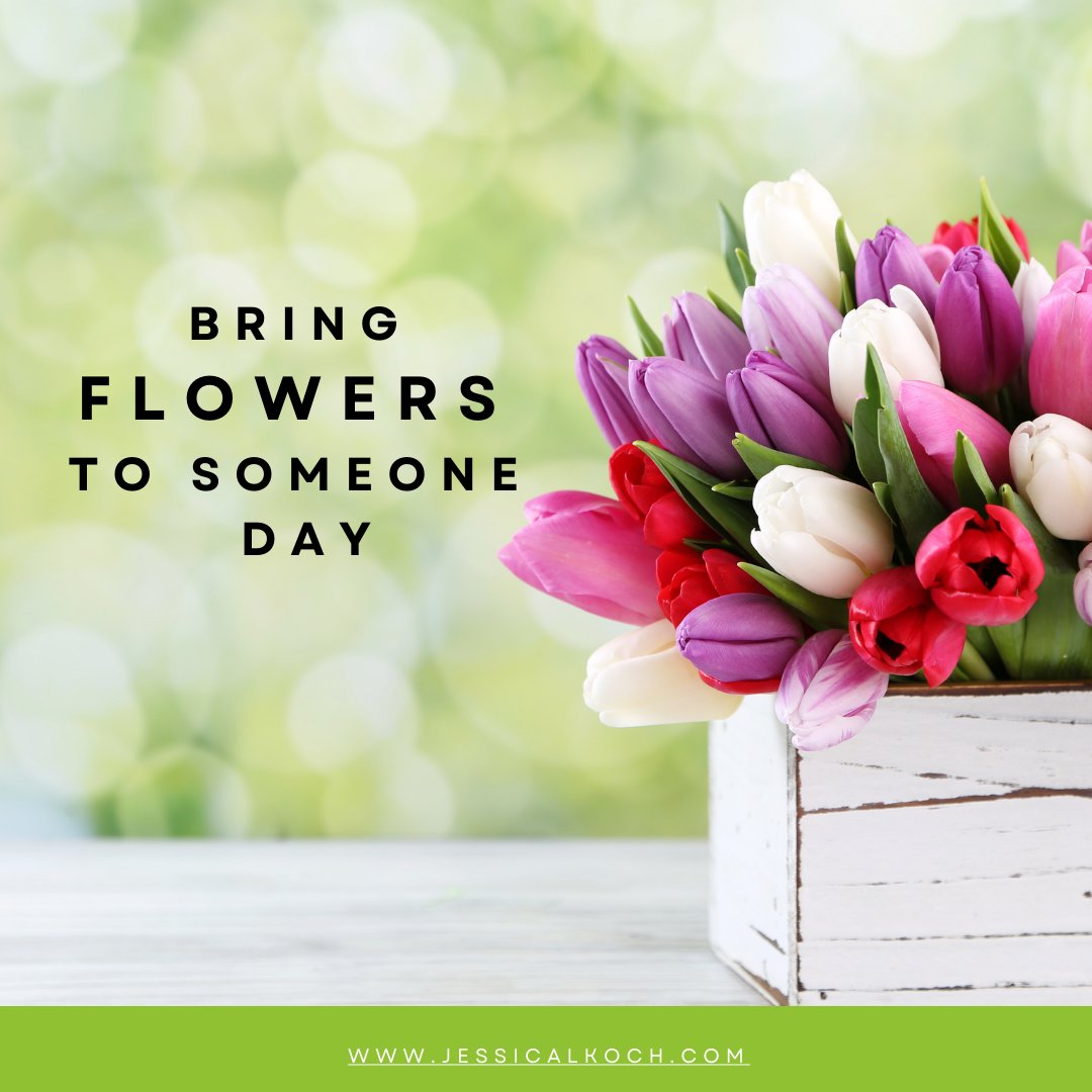Spread smiles, not just petals! 🌼 

Today's the day to brighten someone's world with a bouquet surprise! 🎁

 Who's ready to be the sunshine in someone's day? 🌞 

#BringFlowersToSomeoneDay #ShareTheLove #SpreadJoy #BrightenTheirDay