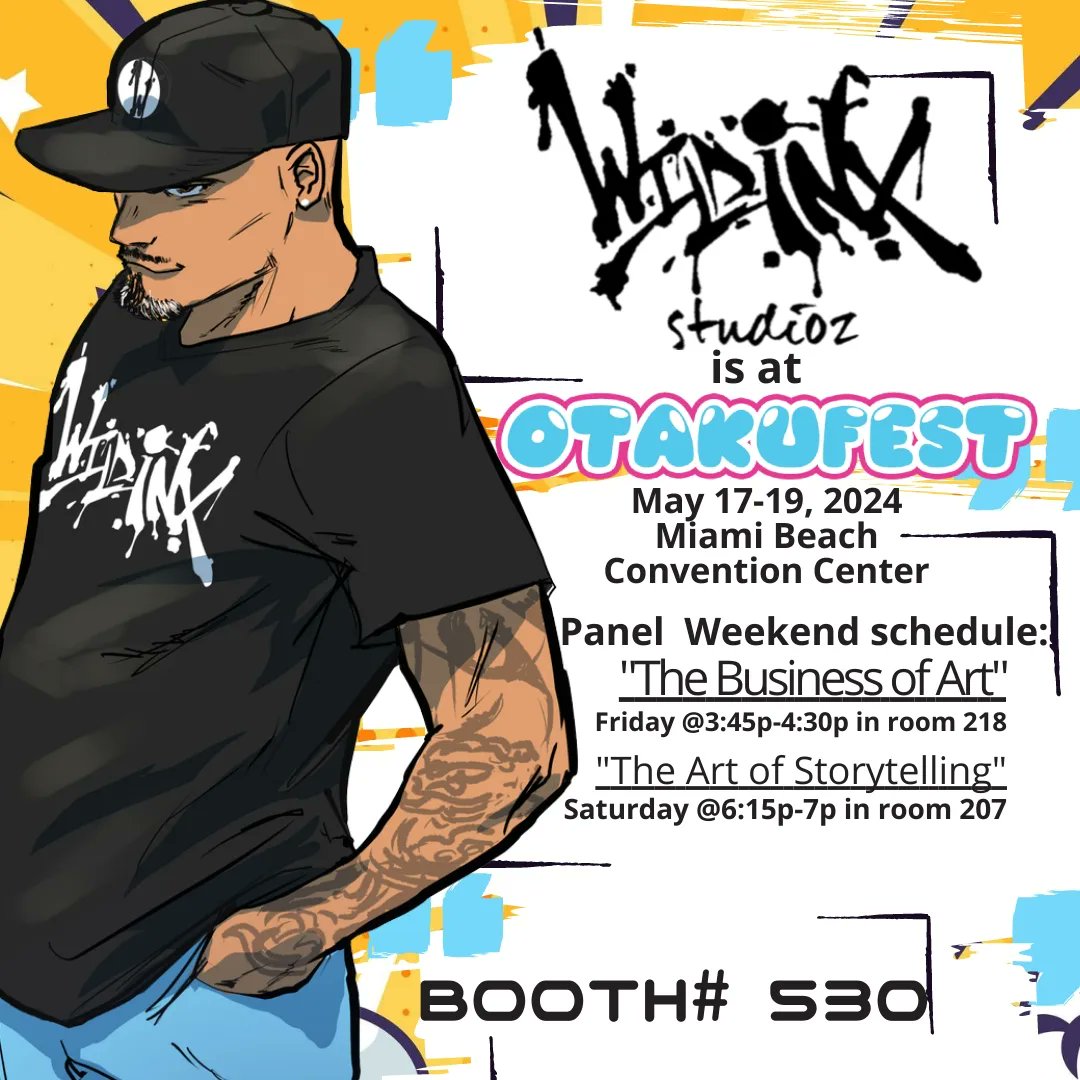 wild_inx's tweet image. I'm in the building this weekend,
@otakufestfl, PULL UP!

#Mangaka
#WildInxNation 
#OtakuFest