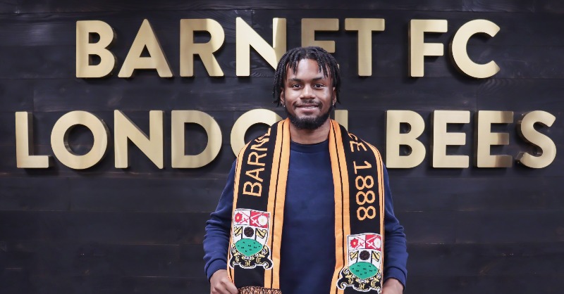 BarnetFC's tweet photo. Jermaine Francis becomes Dean Brennan’s second signing of the summer 🙌

#BarnetFC🐝