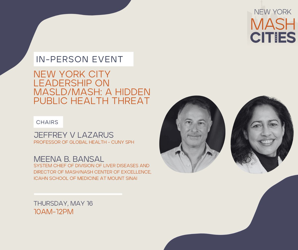 JVLazarus's tweet photo. @EinsteinMed @CUNYSPH @CVSHealth @CLDFoundation @the_rdrc @americanliverny @liverUSA @AlinaAllenMD Hey NY press and healthcare institutions - do not miss #NYCMASH on Thurs 16th May. The inaugural meeting is at @CUNYSPH and the next is a United Nations General Assembly side-event on MASH. Eyeball https://t.co/KMtxLwRuCs @AASLDtweets @NYCHealthCommr
@nytopinion @CrainsNewYork https://t.co/QYtj2fp0DM
