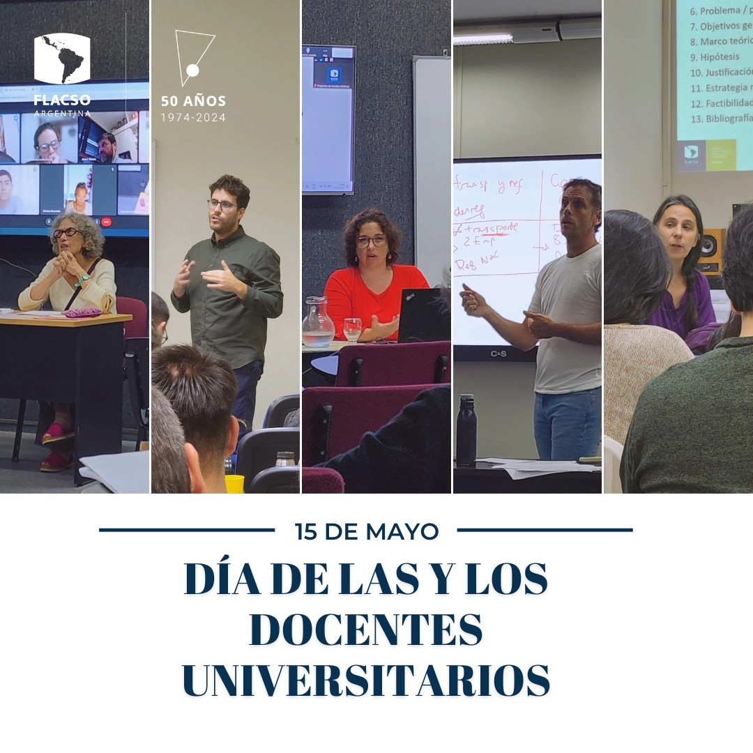 👨‍🏫📚 @FLACSOARGENTINA saluda a las y los docentes universitarios en su día. Especialmente a quienes forman parte de nuestra casa de estudios brindando su dedicación con vocación y compromiso para una educación superior de excelencia académica.

#Diadeldocenteuniversitario #FLACSO