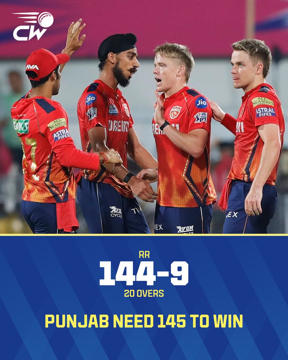 That's the end of the first innings and a below par batting performance from RR comes to an end 👀 They won the toss, but PBKS bowled really well and have done half the job if they want to win this game 💪 #IPL2024