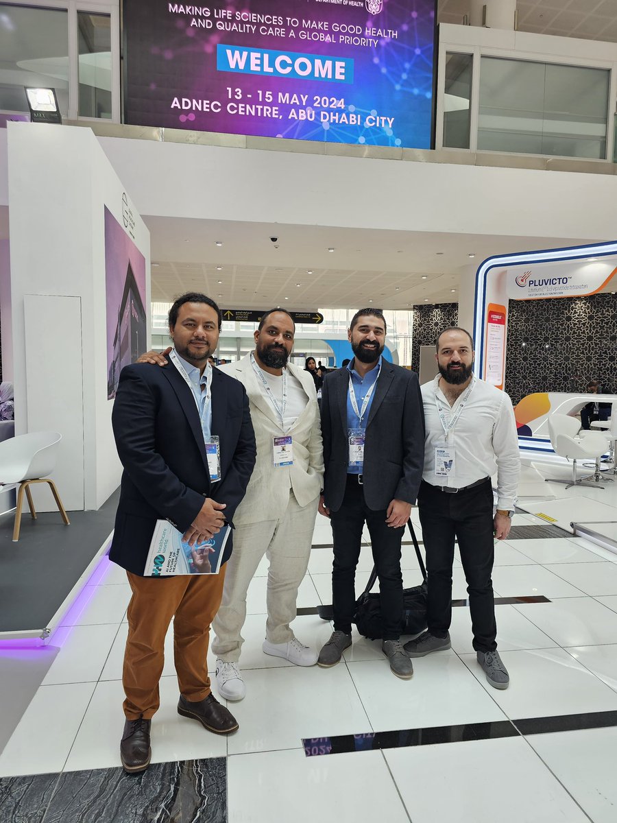 Cognitronix’s and @iTXPros1 Executive Team visit to @ADGHWTweets Today.

#HealthCare #ADGHW #DOH #AbUDhabi #UAE #TransformingHealthcare #AI #Dentistry