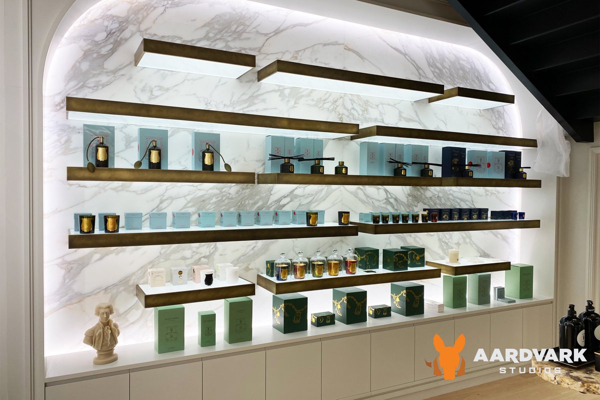 Our team partnered with fabricator Ian Stafford to craft custom shelving for Rescue Spa’s spot in Rittenhouse Square, Philly. Spanning 10,000 sq ft, this upscale wellness center promises opulence and top-tier personal care. 💅🏼 @RescueSpa

#ExperientialMarketing #Experiential #Spa