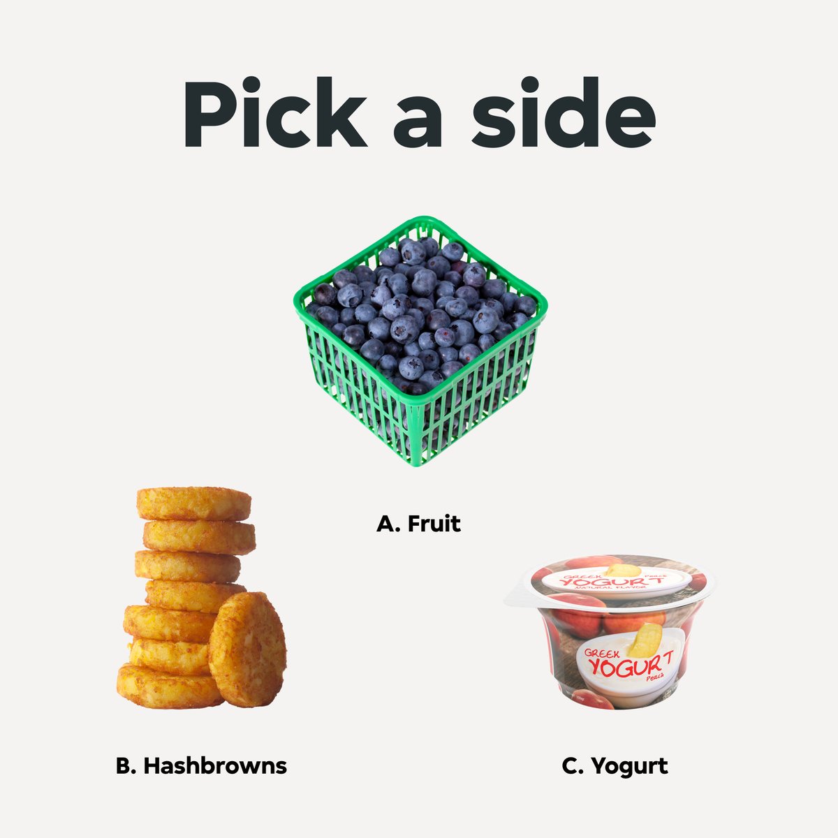 What're you getting out of bed for? Reply with your picks below. Get your breakfast essentials delivered straight to your door- so you can sleep in and stay in.