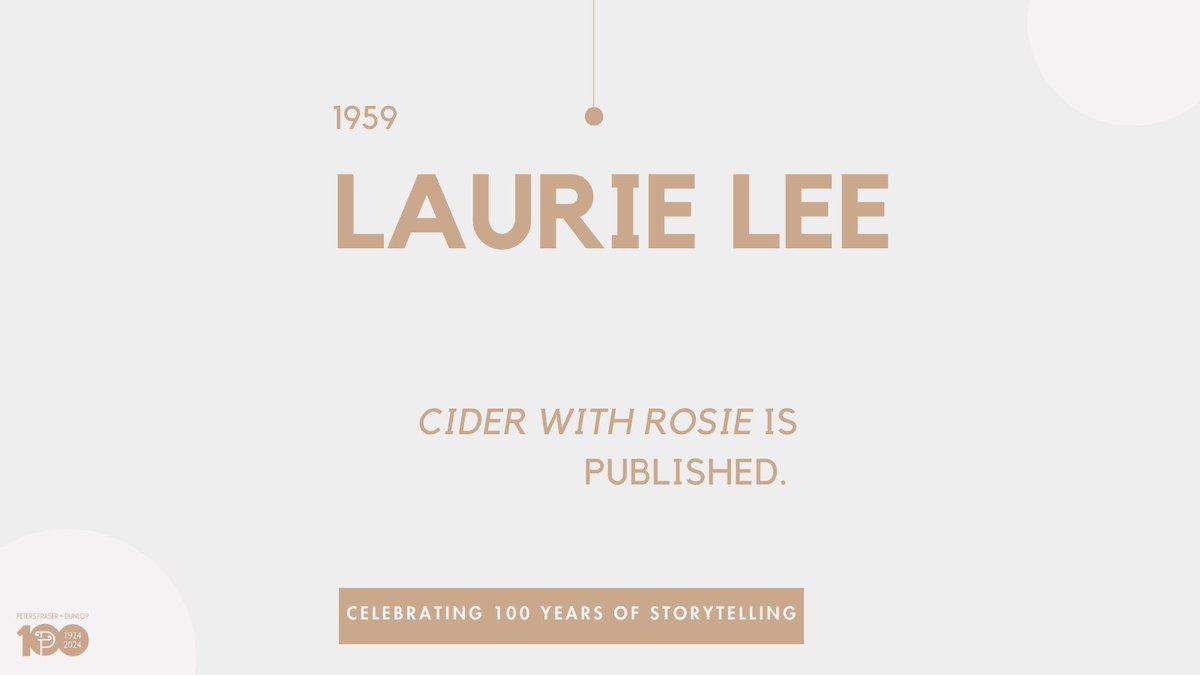 We’re celebrating one hundred years of history. #PFD100 #1950s #LaurieLee