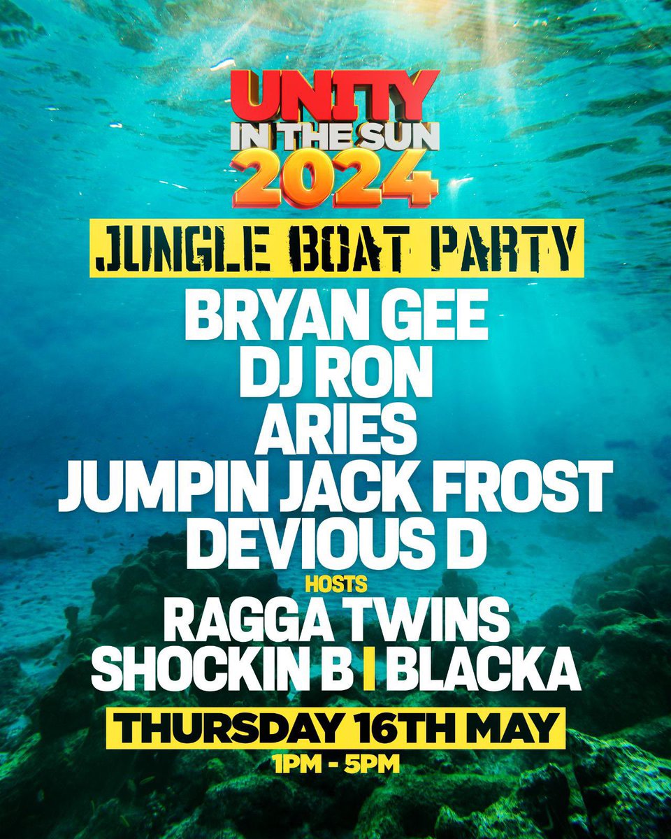 Jus touch down in kavos for @UnityInTheSun  all bout the jungle Boat Party tomorrow (Thursday)  
gonna be vibes …. 🛳️⚓️🥃🍾🧉🕺🏿💃🏿🔊🔊🔥