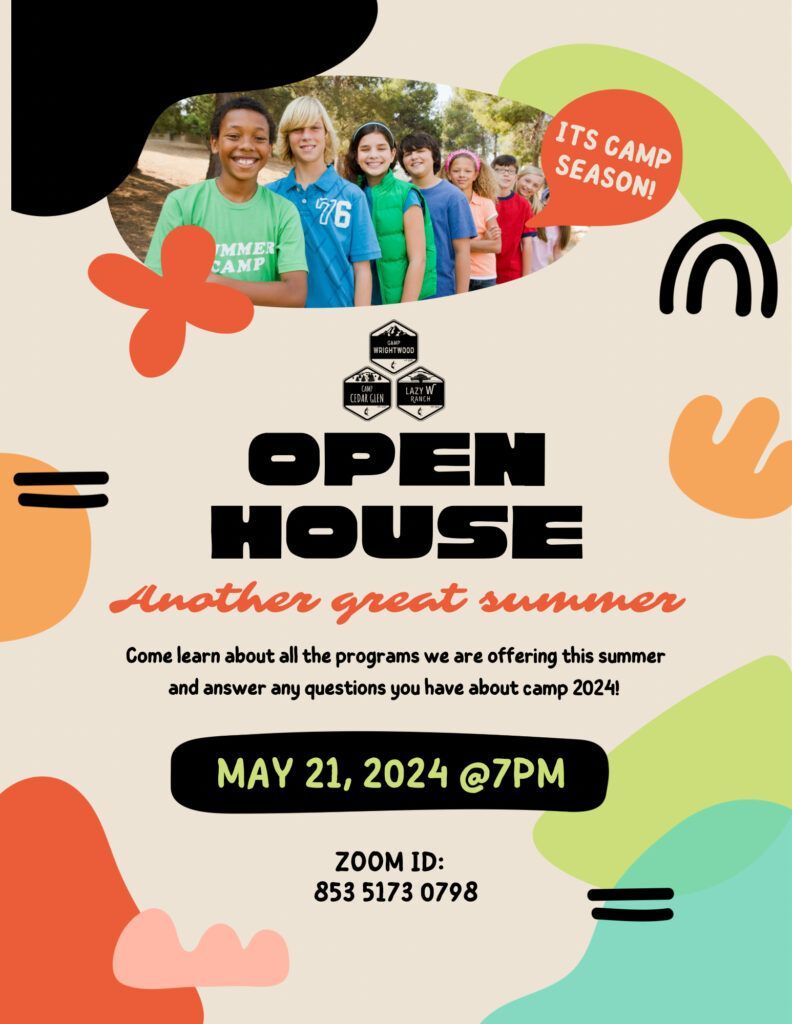 Open House 2024 (Camp & Retreat) | online via Zoom buff.ly/4btUg9W Come learn about all the programs we are offering this summer and answer any questions you have about camp 2024!
