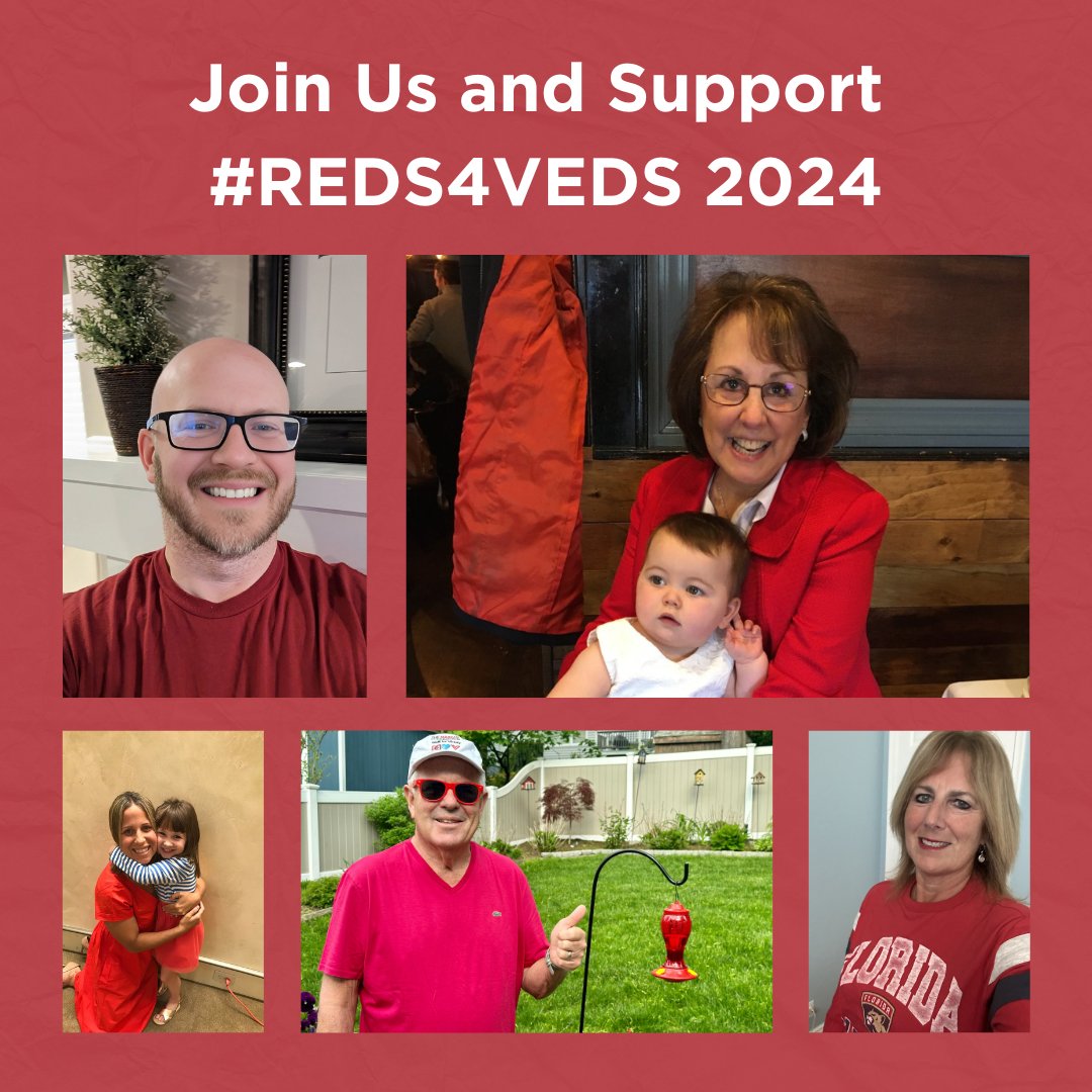 Don't miss your last chance to be a part of #REDS4VEDS. Send us a pic of you in red either in our replies or to brandcomms@marfan.org, and we'll share them this Friday to support our friends at @ajschallenge. #VEDS