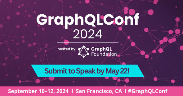 #GraphQLConf is going bigger & better in 2024 in San Francisco from September 10-12! ☄️ Bring your expertise & submit to speak on #GraphQL in production, federation & composite schemas, API platforms, & MORE. The #CallForProposals is open through May 22: hubs.la/Q02xg4W00.