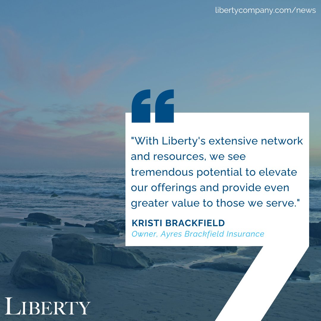 #LibertyPartnerships: We're thrilled to announce our new partnership with Ayres Brackfield Insurance (ABI) of Knoxville, Tennessee! 

Curious to learn more? Check out our press release for all the details: hubs.la/Q02xghCB0

#LibertyCompany #AyreBrackfield #LibertyPartner