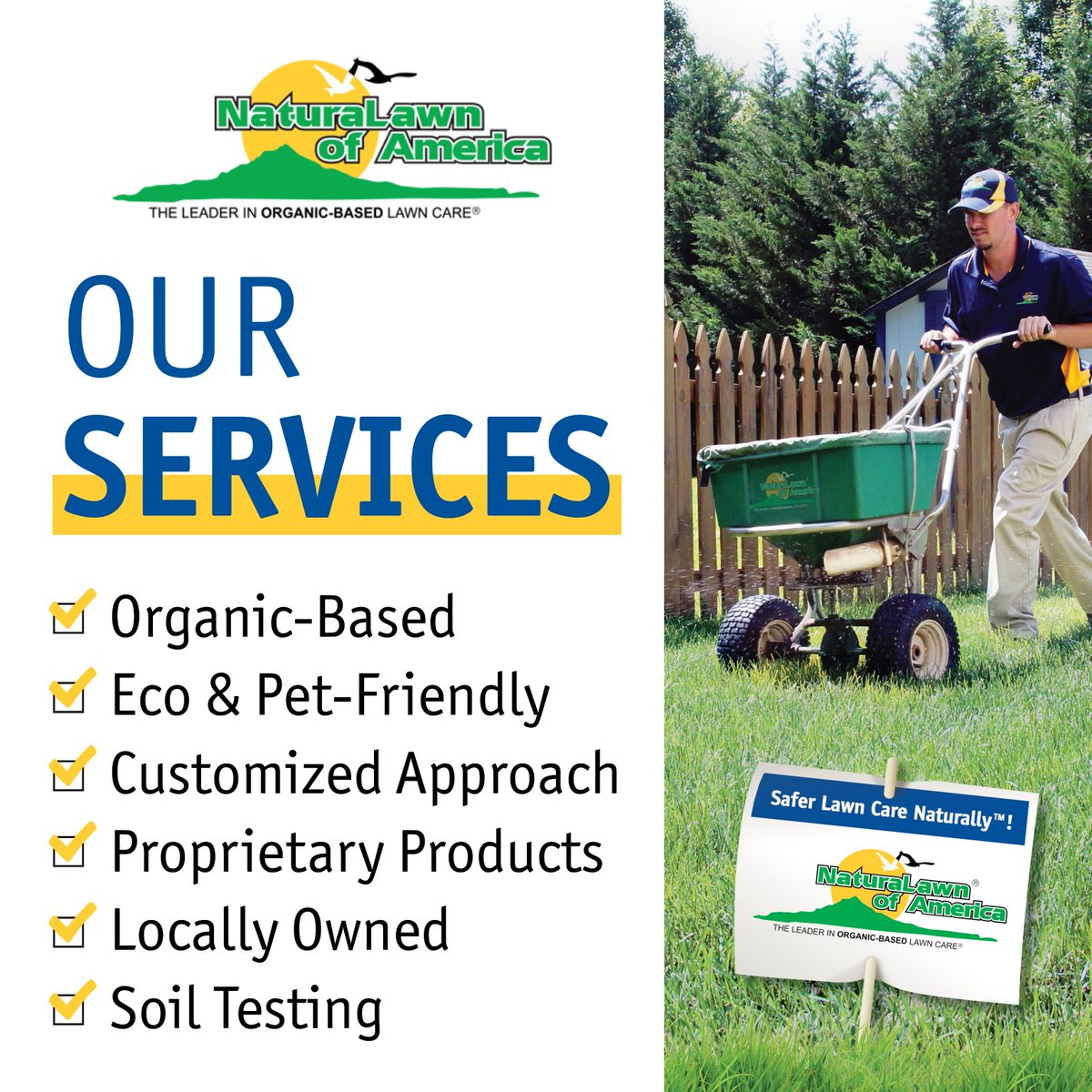 It is our mission to not only provide the best in organic lawn care and organic-based lawn services — we also want to educate about the importance of eco-friendly lawn care techniques. ow.ly/73fr50RrjkC #NaturaLawn #NLA #LawnCare #EcoFriendly #OrganicBased