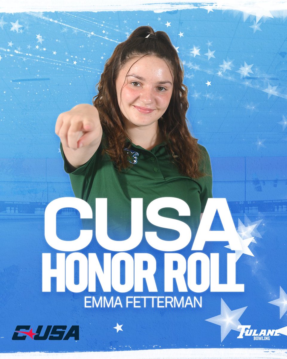 GreenWaveBowl's tweet photo. Congrats to #GreenWaveBowl’s Emma Fetterman on being selected for the 2024 @ConferenceUSA Commissioner’s Honor Roll.
 
 #RollWave 🌊 | #CongratsEmma https://t.co/gjjm1es3vB