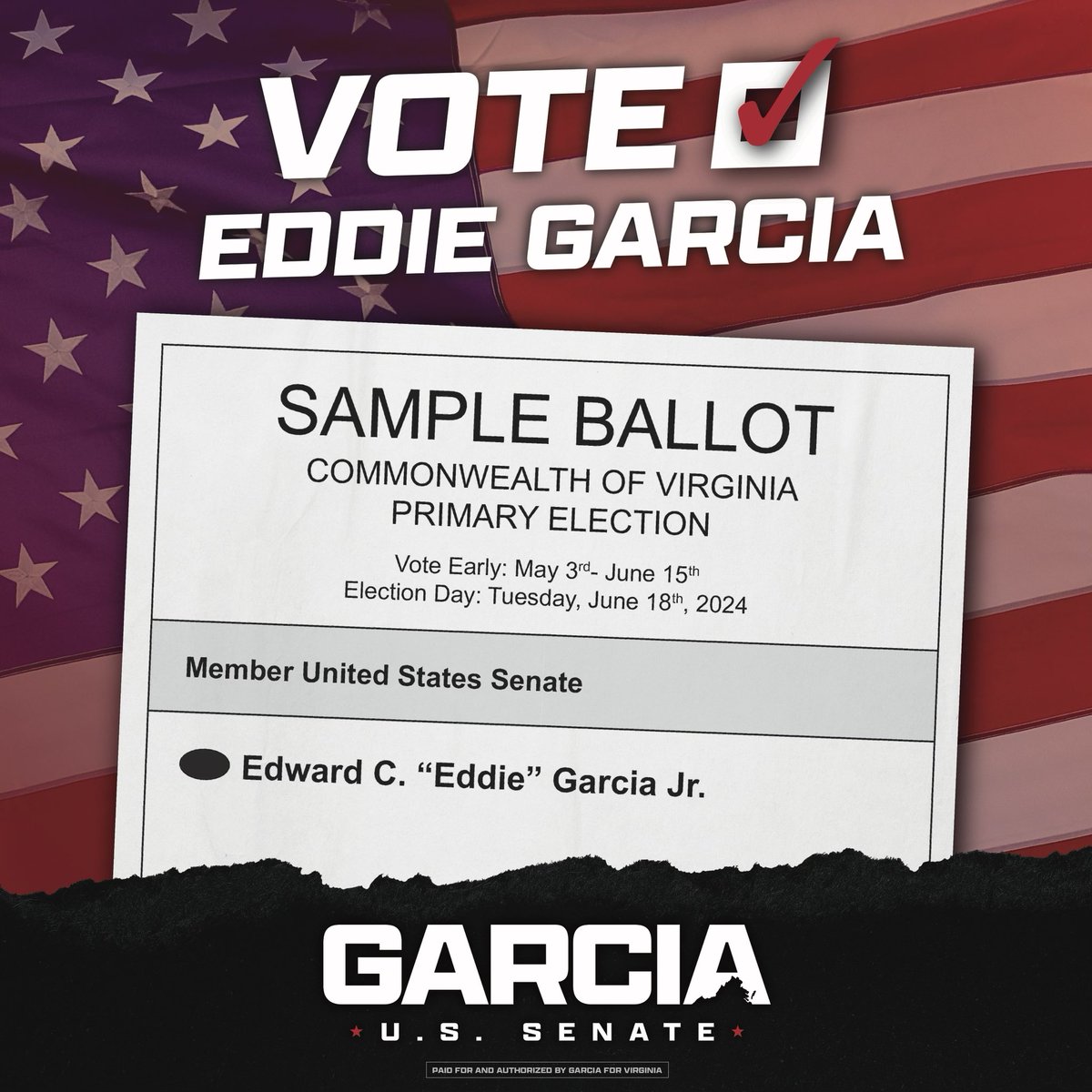 Citizens of Staunton VA, if undecided on who to vote @EddieGarciaVA will be there to make a clear distinction between him as the right choice & the rest of them…at least the candidates brave enough to face him in the debate!
#EddieGarciaVA #OfThePeople #G4VA #GarciaForVa #VaSen