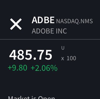 $ADBE

ADBE - 🎯💛🍌🍌🍌

🎯$485 😘