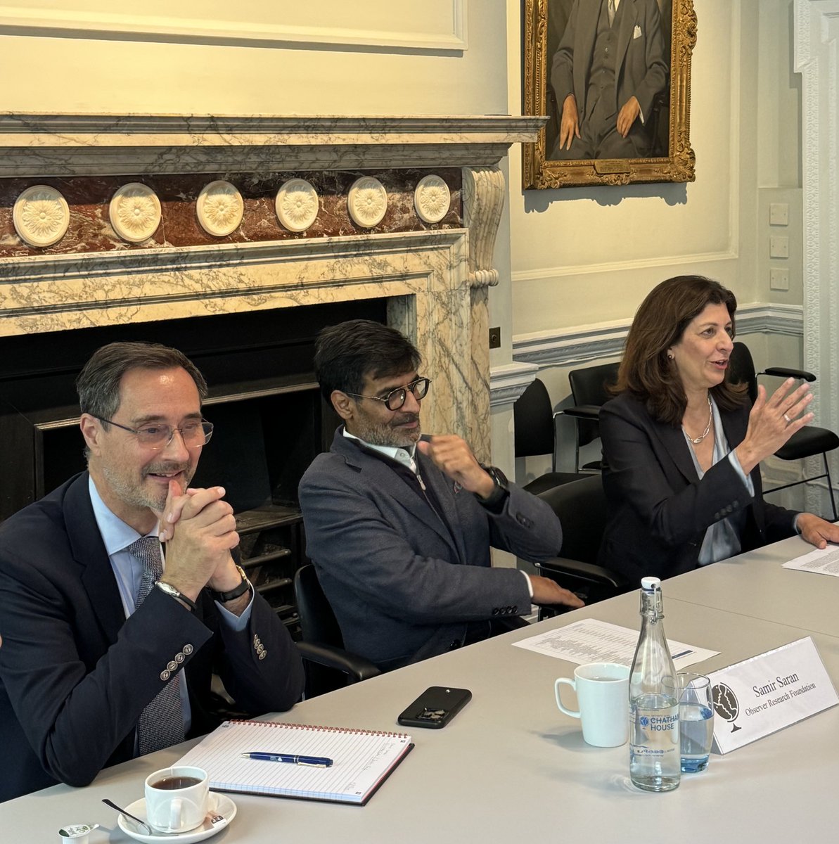 Super to be back ⁦@ChathamHouse⁩ with the incomparable ⁦@samirsaran⁩ hosted by ⁦@londonvinjamuri⁩ to discuss the future of India-US relations. Samir pointed to a future where the world’s two leading powers are self-interested but mutually supportive democracies