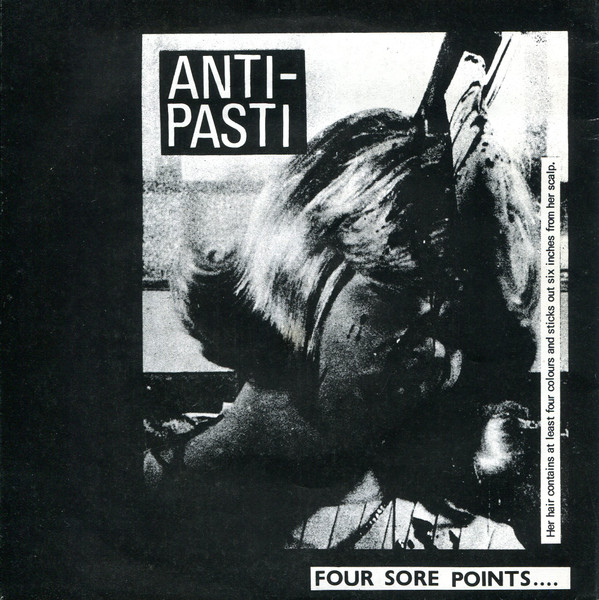 #AlmanaccoRock by @FabioLisci
#otd #15maggio #punkrock
Il 15 maggio 1980 gli Anti-Pasti punk rock band di  Derby in Inghilterra, pubblicano il loro EP di debutto, in vinile 7' a 4 tracce, intitolato 'Four Sore Points....'