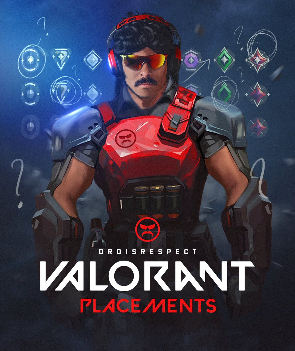 🔴LIVE in 30 minutes Playing Valorant for the first time this year and doing all my placement matches. High octane. Pure aggression. High level comms. Question is... what will my rank be? youtube.com/DrDisrespect/l…