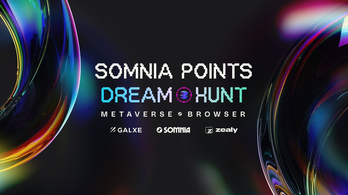 🏃The #Somnia Points Dream Hunt is on! Explore The Metaverse Browser for points, #quests & $20,000 $USDT in prizes!🏆 👾 OG Somniacs & @yugalabs holders, your boosts are ready! 🔥 🛠️ Download The Metaverse Browser, create your wallet, and join the virtual society!