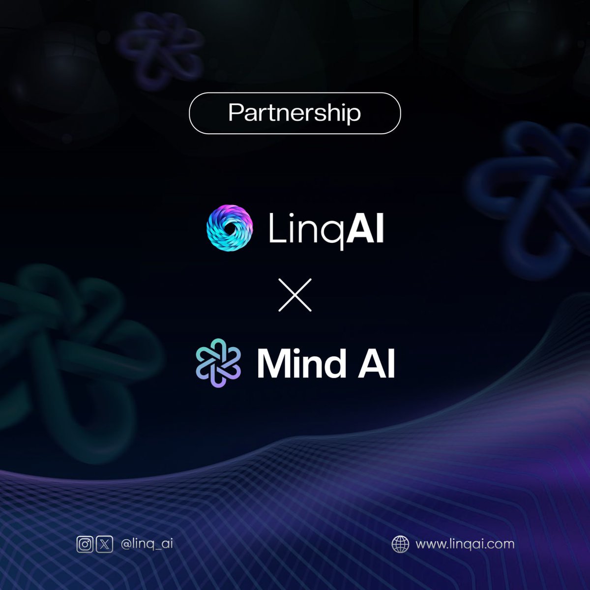 🥳New Partnership 🦾

$LNQ 🤝 $MDAI

We are excited to announce the integration of the @MindAIProject Chatbot into our community. This advanced chatbot will play a crucial role in ensuring precise and contextually relevant translations across various languages, thereby enhancing