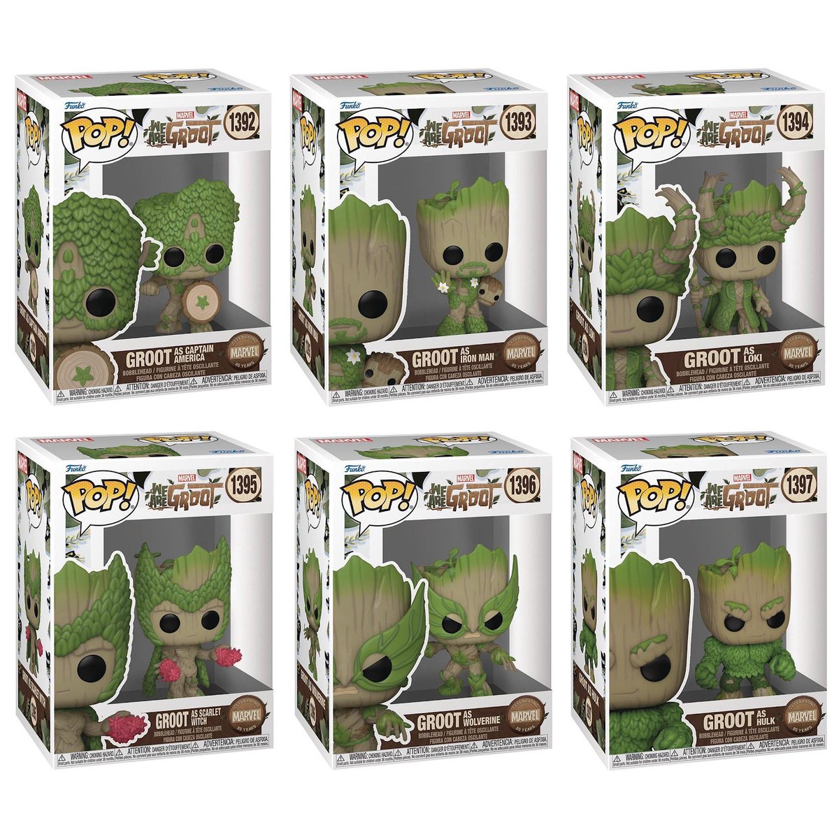 Preorder Now: Funko Pop! Marvel: 85th Anniversary - We Are Groot 📦 Amazon: amzn.to/3wrbtC9 🌍 Ent Earth: ee.toys/Y8UTBR * No Charge Until it Ships #Ad #Funko #FunkoPop #FunkoPops #FunkoPopVinyl #Pop #PopVinyl #FunkoCollector #Collectible #Collectibles #Toy
