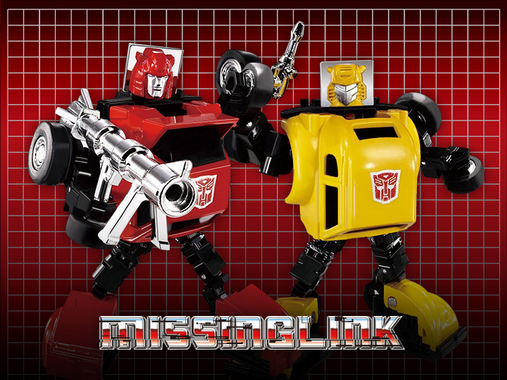 Transformers Missing Link C-03 Bumblebee & C-04 Cliffjumper available for pre-order! bit.ly/3WBAe9k #transformers #missinglink #bumblebee #cliffjumper #bigbadtoystore #bbts