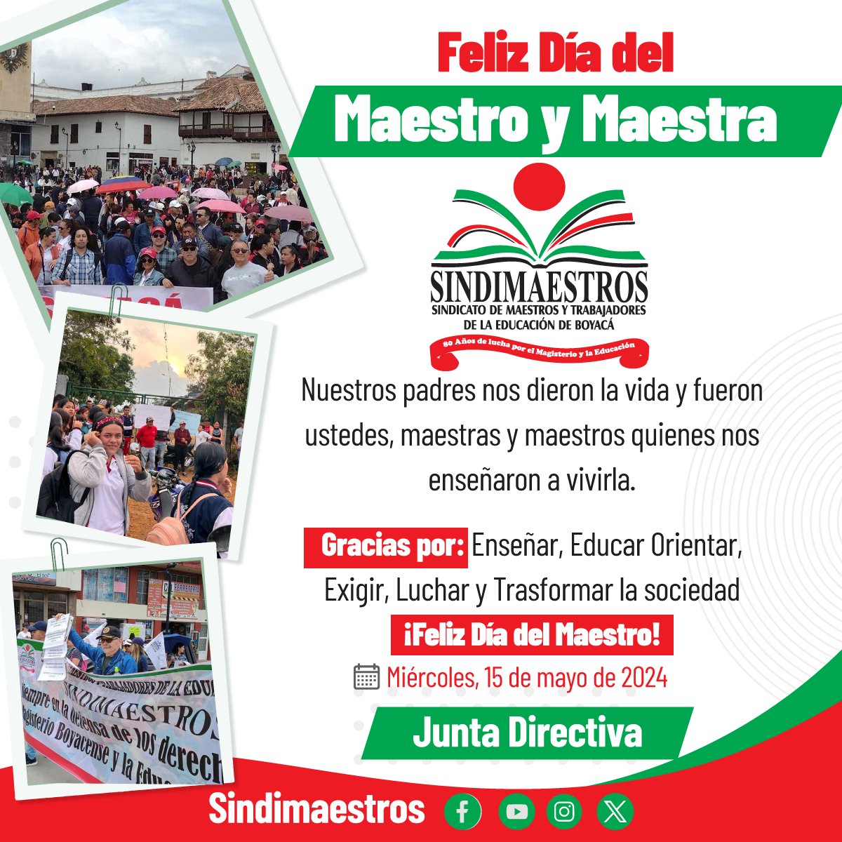 Sindimaestros - Boyacá tweet media