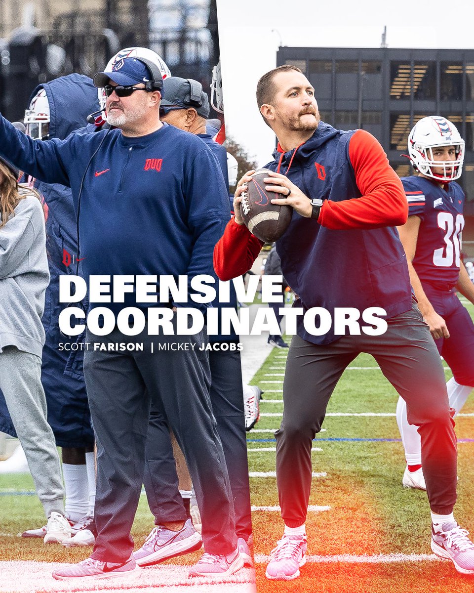 Defensive Coordinators 🫡 Scott Farison & Mickey Jacobs. 📰: bit.ly/3V2cvht