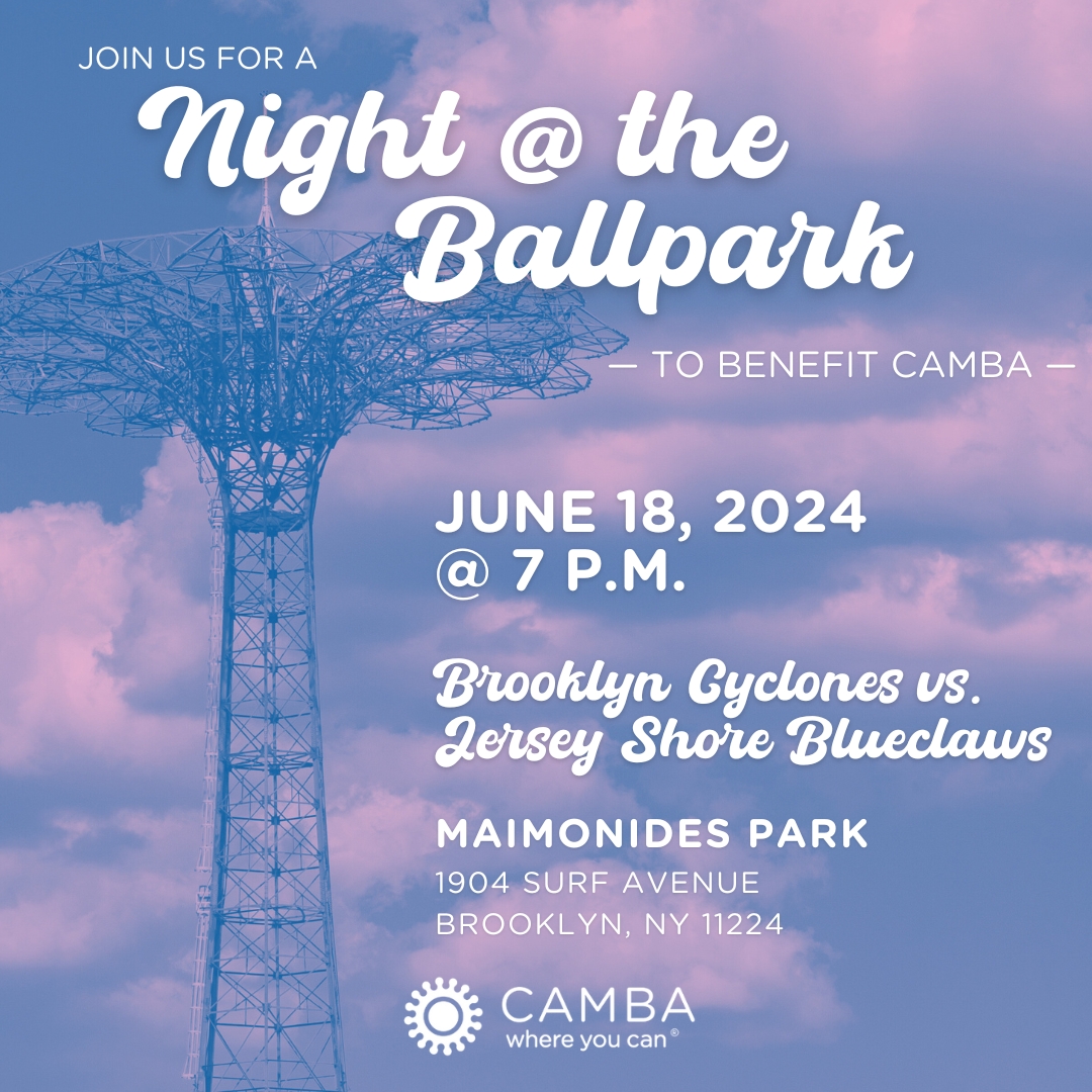 CAMBAInc's tweet photo. Join us on 6/18 as the Brooklyn Cyclones take on the Jersey Shore Blueclaws— tickets start at just $30 for field tickets! It's going to be a great night of baseball, food, &amp; fun for the whole family—all to benefit CAMBA and help those in need across NYC. https://t.co/kn4YMQKcpl https://t.co/D1eSiEIBSA