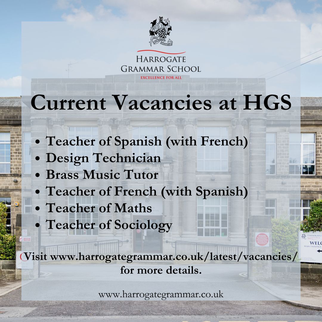 To view details on our current vacancies please follow ow.ly/qXNh50RHgqe