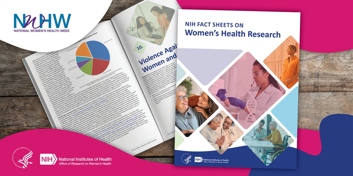 ORWH is excited to announce the release of the new NIH Fact Sheets on Women’s Health Research, which review 10 crucial topics. The fact sheets outline scientific gaps, opportunities for each issue, & reviews current @NIH women’s health activities. bit.ly/3UYWKaN #NWHW