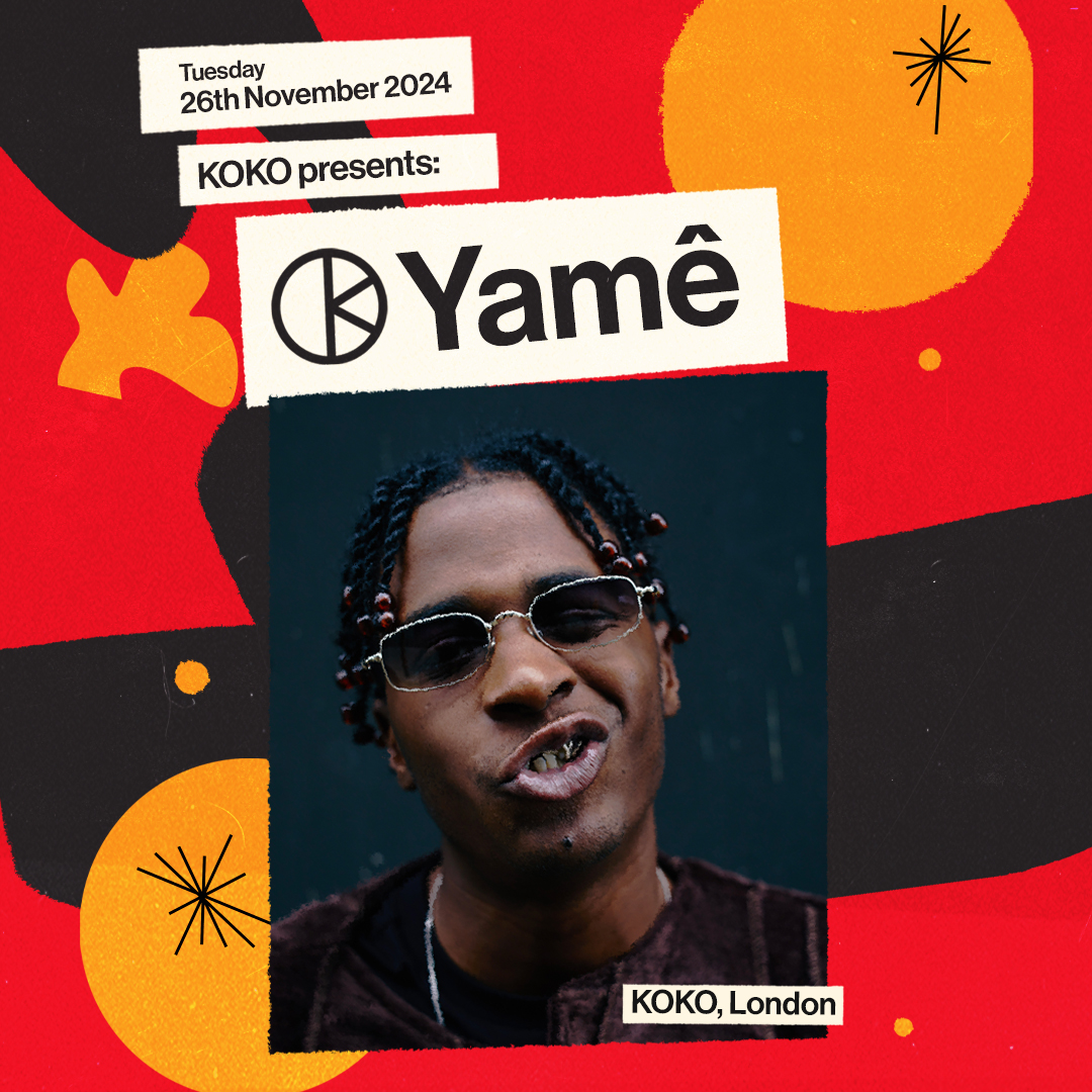 ANNOUNCING: @Yame_Bantu comes to #KOKO Nov 26th, 2024! Tickets on sale: Fri, 17th May @ 10am. #Yamê #KOKOLive