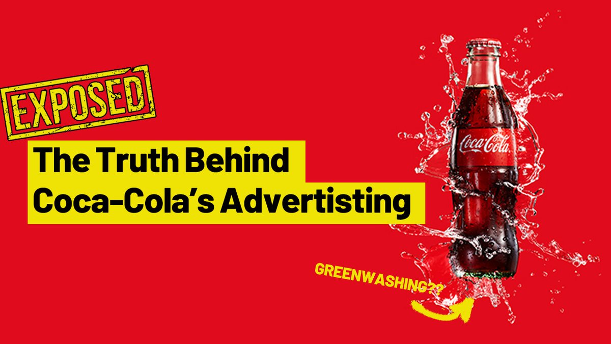 When's the last time you saw a #CocaCola ad? Was it a glass or plastic bottle? We’re taking an inside look at how one of the world's biggest brands strategically uses #advertising and #greenwashing. Watch on YouTube: youtu.be/5a_QJoE1QmU