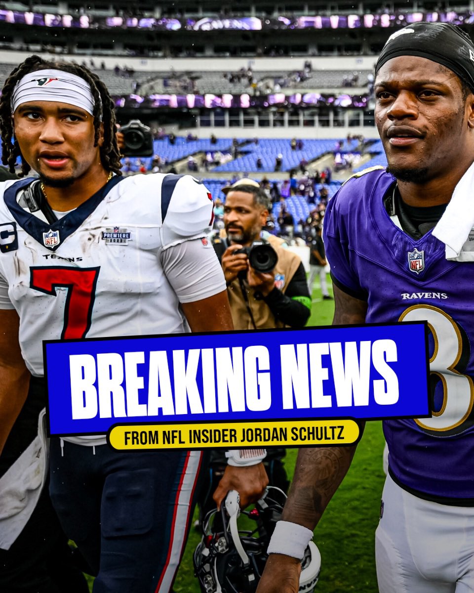 Sources: The #Texans will host the #Ravens in Week 17 on Christmas Day — a game that will be exclusively on Netflix. CJ Stroud and Lamar Jackson. Playoff game rematch from a year ago. Should be a banger!🎄🏈