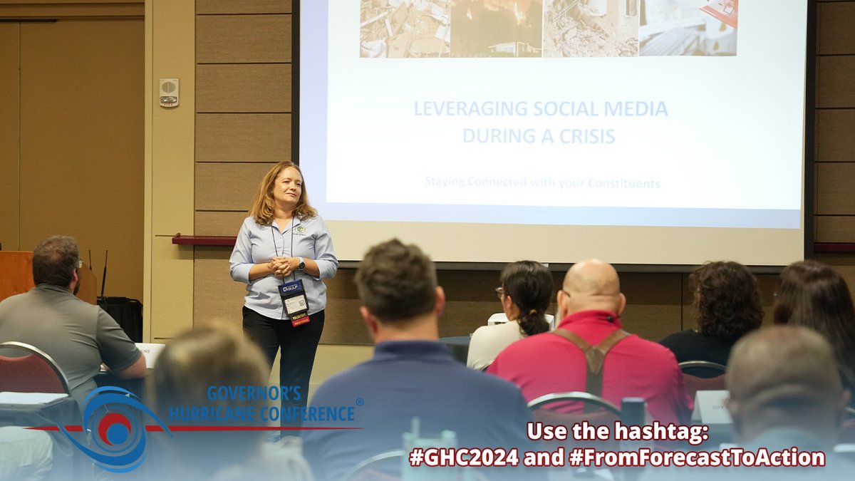 Here's a recap from yesterday's training session at the Governor's Hurricane Conference! Use the hashtag: #GHC2024 and #FromForecastToAction to be featured here!