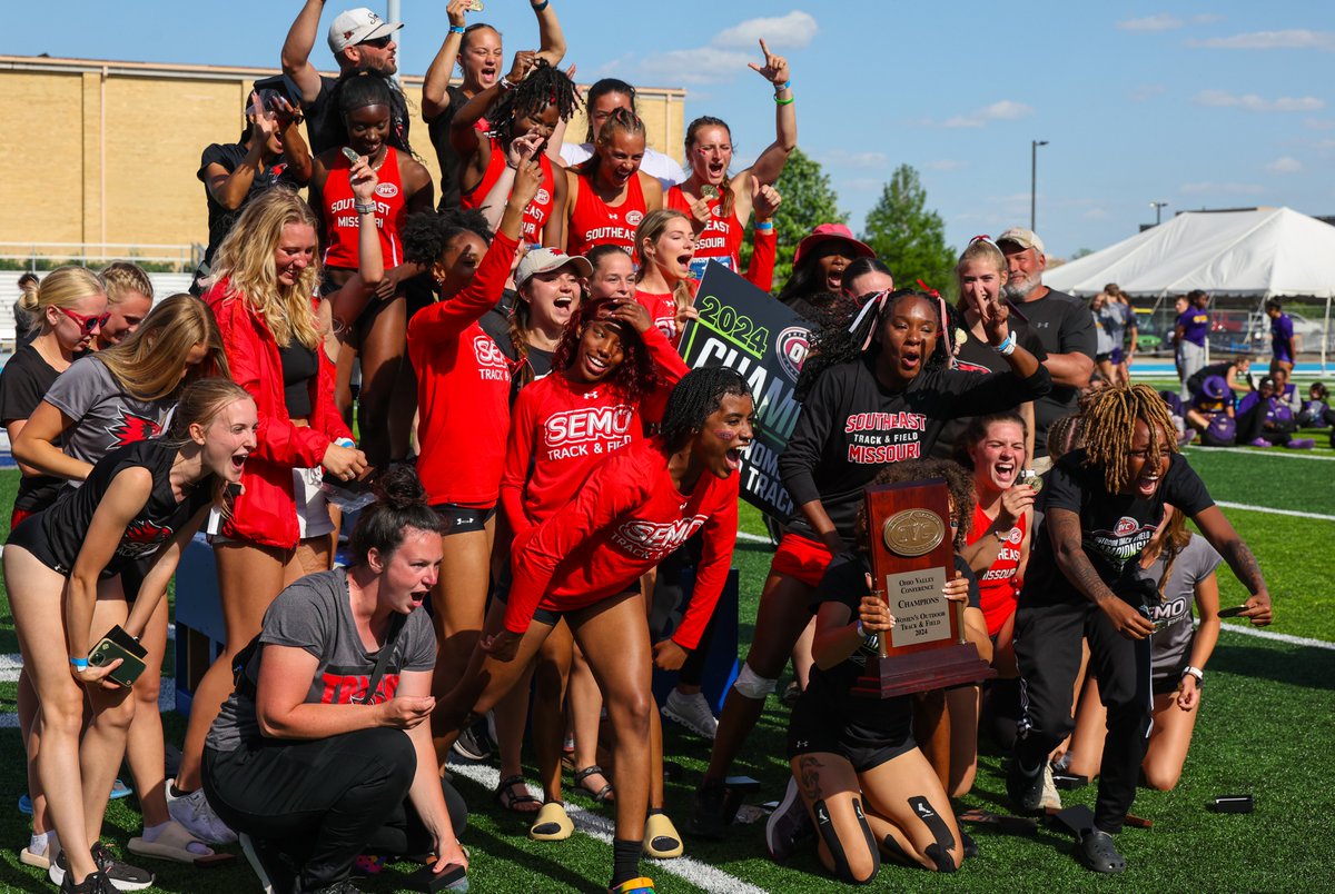 𝗖𝗵𝗮𝗺𝗽𝗶𝗼𝗻𝘀𝗵𝗶𝗽 𝗦𝗺𝗶𝗹𝗲𝘀 😎 Today we look at 'Championship Smiles' presented by @DeltaDentalTN from the 2024 OVC Outdoor Track & Field Championships. #OVCit