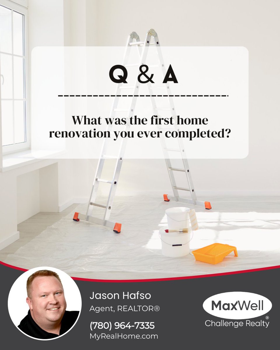 Renovators, remember your first project? Whether it was painting a room or a major remodel, how long did it take? Share your story and inspire others starting their journey. 

#MyRealHome #YEGRealEstate