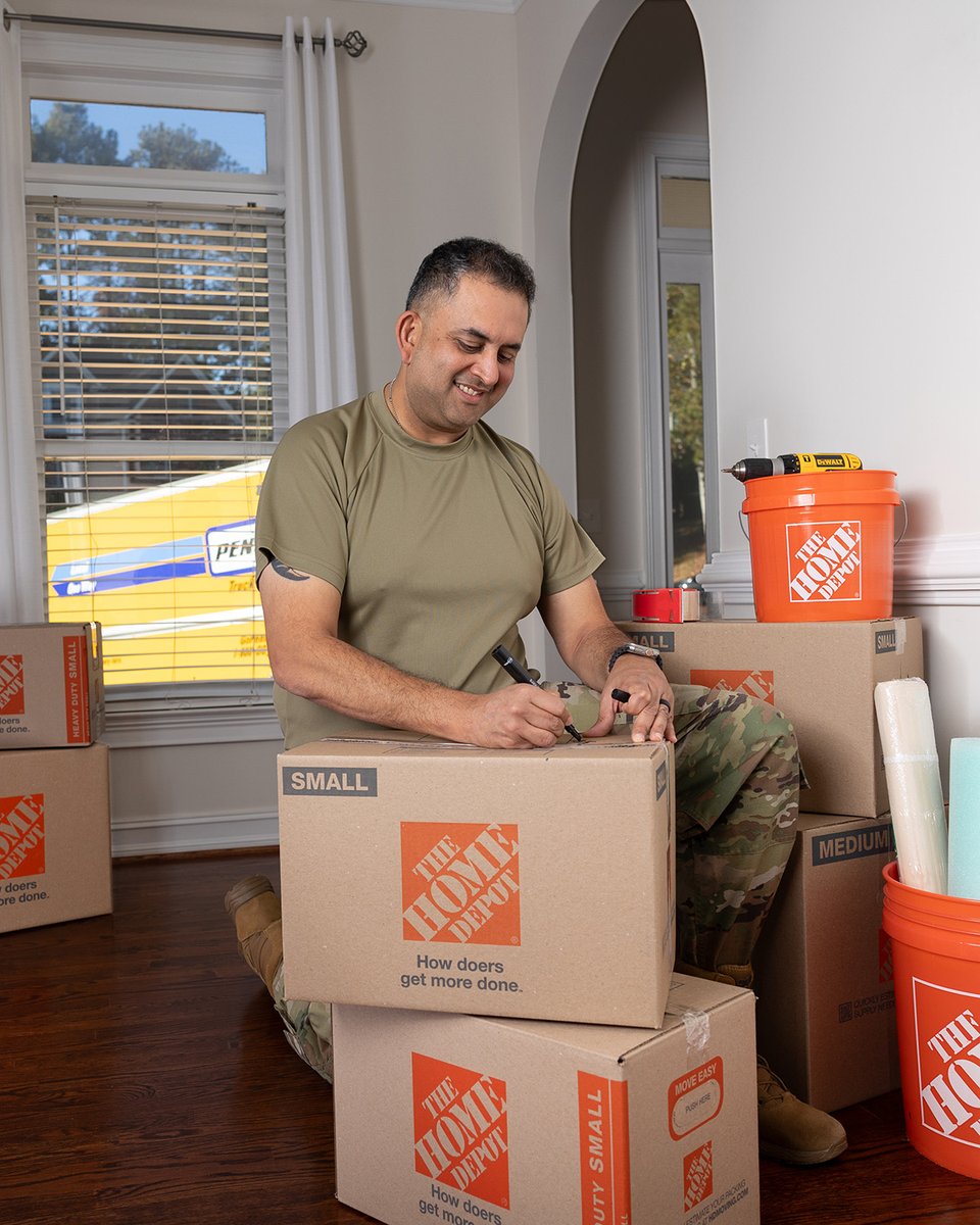 We're excited to announce our new Military Moving hub to support military families as they relocate to their new duty stations. thd.co/militarymoving